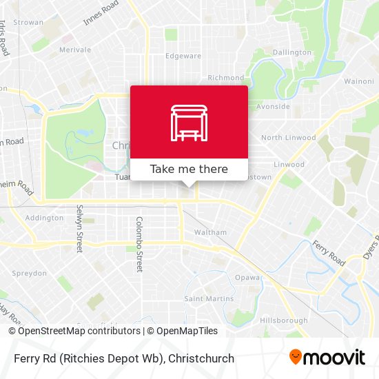 Ferry Rd (Ritchies Depot Wb) map
