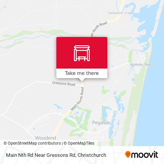 Main Nth Rd Near Gressons Rd map