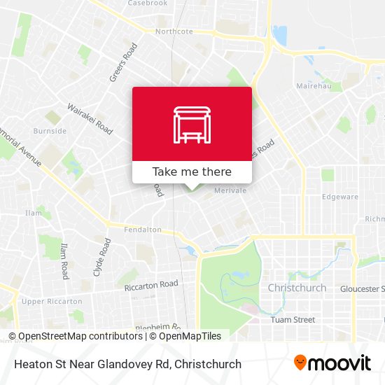 Heaton St Near Glandovey Rd map