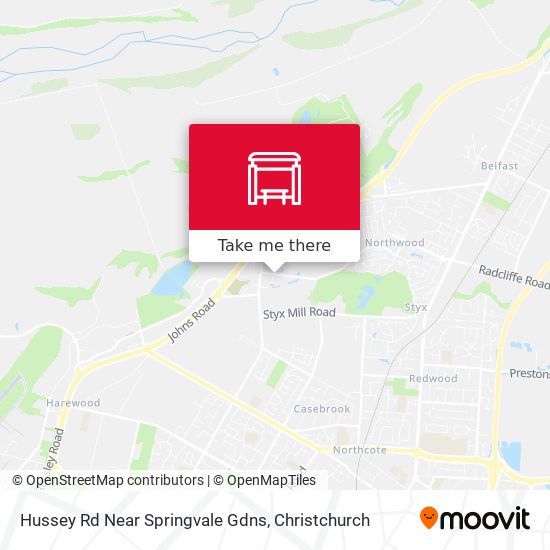Hussey Rd Near Springvale Gdns map