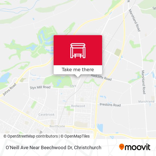 O'Neill Ave Near Beechwood Dr map