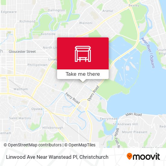 Linwood Ave Near Wanstead Pl map