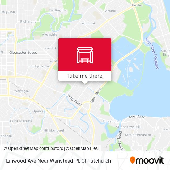 Linwood Ave Near Wanstead Pl map