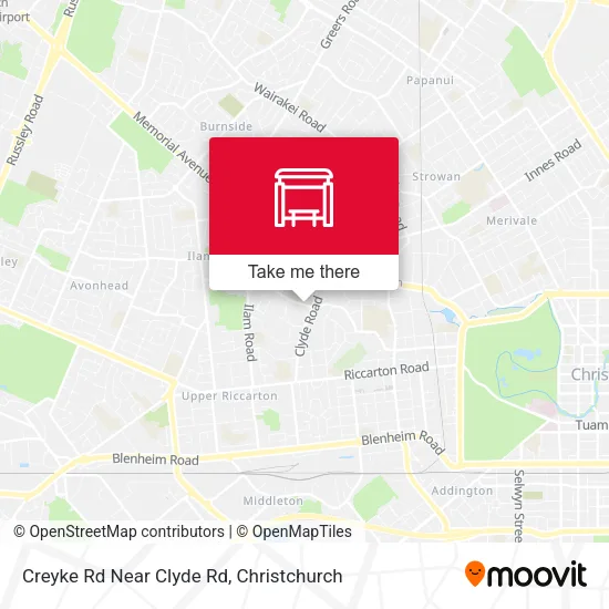 Creyke Rd Near Clyde Rd map