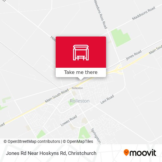 Jones Rd Near Hoskyns Rd map