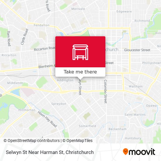 Selwyn St Near Harman St map
