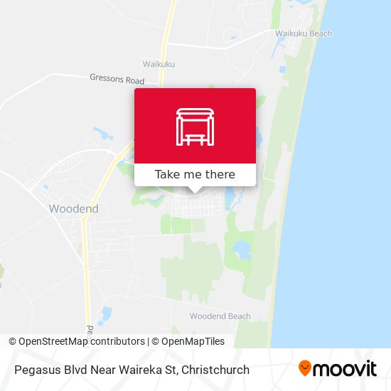 Pegasus Blvd Near Waireka St map