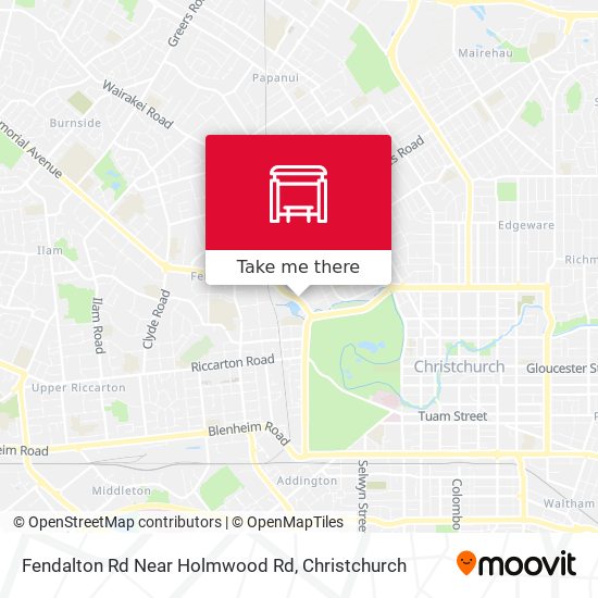Fendalton Rd Near Holmwood Rd map