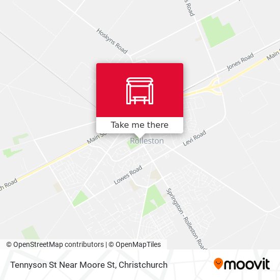 Tennyson St Near Moore St map