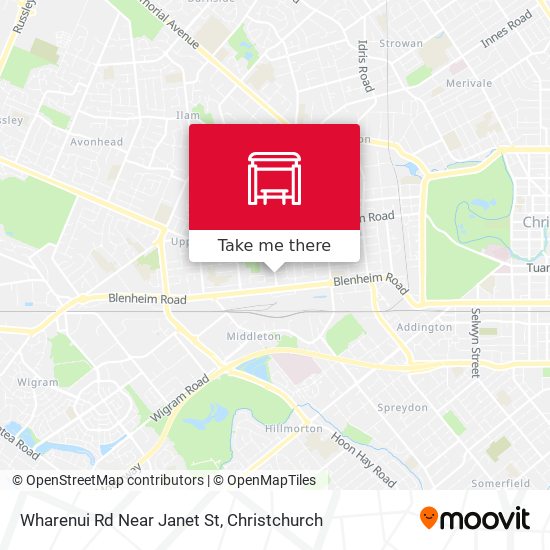 Wharenui Rd Near Janet St map