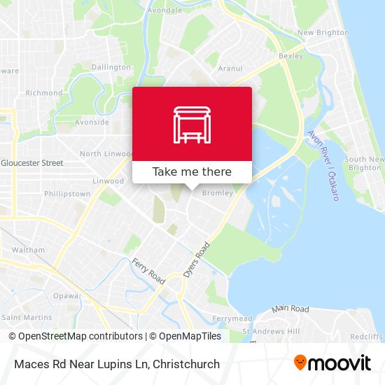 Maces Rd Near Lupins Ln map