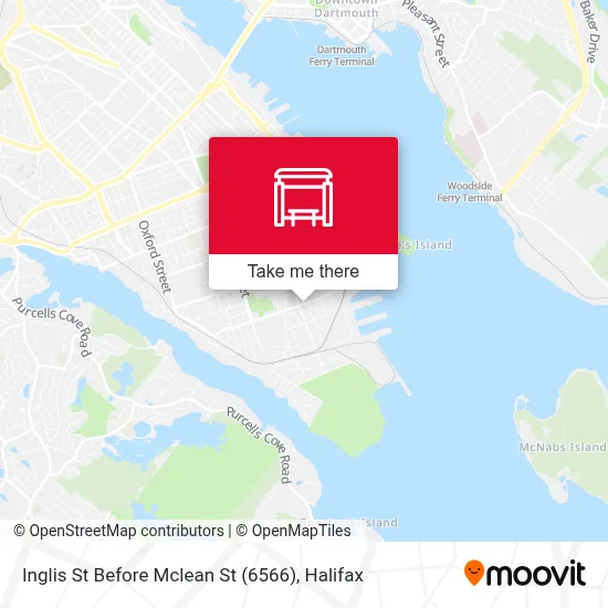 Inglis St Before Mclean St (6566) map