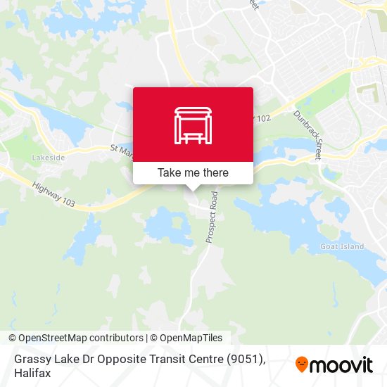 Grassy Lake Dr Opposite Transit Centre (9051) map