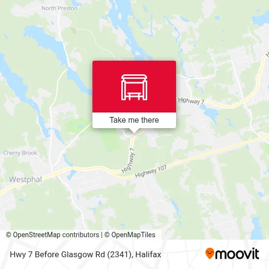 Hwy 7 Before Glasgow Rd (2341) map