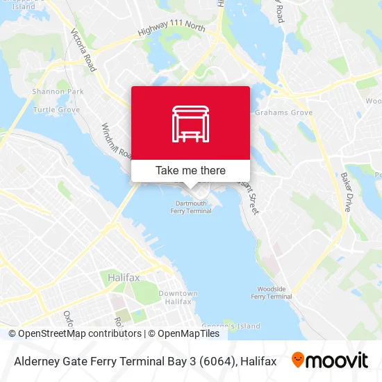 Alderney Gate Ferry Terminal Bay 3 (6064) map
