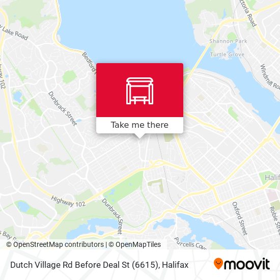 Dutch Village Rd Before Deal St (6615) map