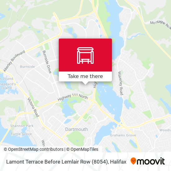 Lamont Terrace Before Lemlair Row (8054) map