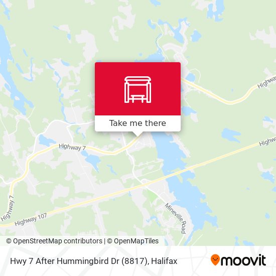 Hwy 7 After Hummingbird Dr (8817) map