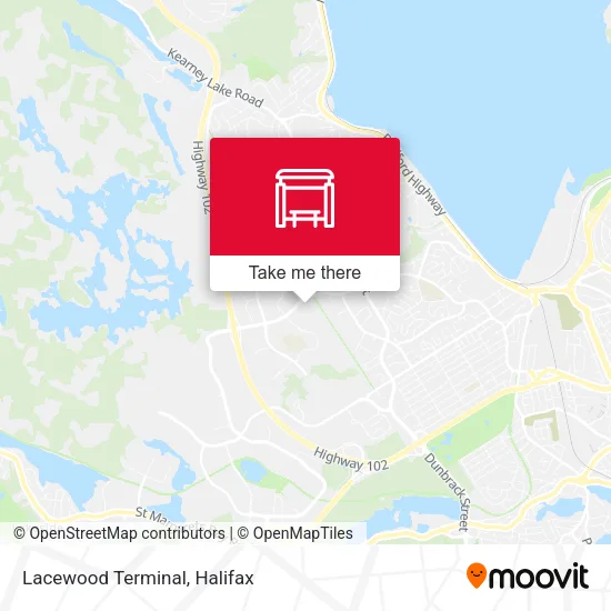 Lacewood Terminal map