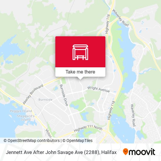 Jennett Ave After John Savage Ave (2288) map