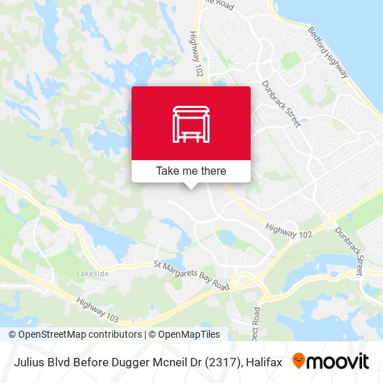 Julius Blvd Before Dugger Mcneil Dr (2317) map