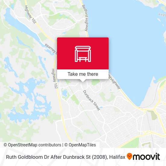 Ruth Goldbloom Dr After Dunbrack St (2008) map