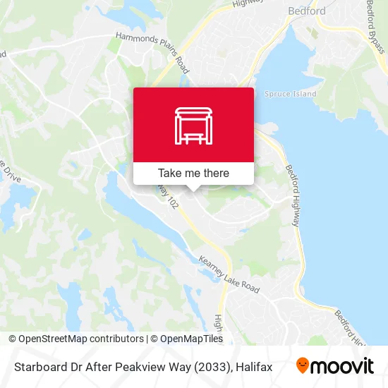 Starboard Dr After Peakview Way (2033) map