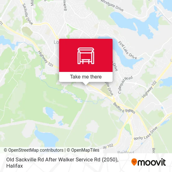 Old Sackville Rd After Walker Service Rd (2050) map