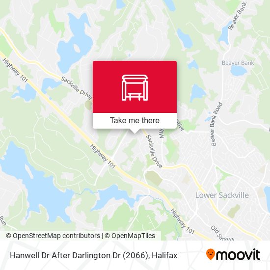 Hanwell Dr After Darlington Dr (2066) map