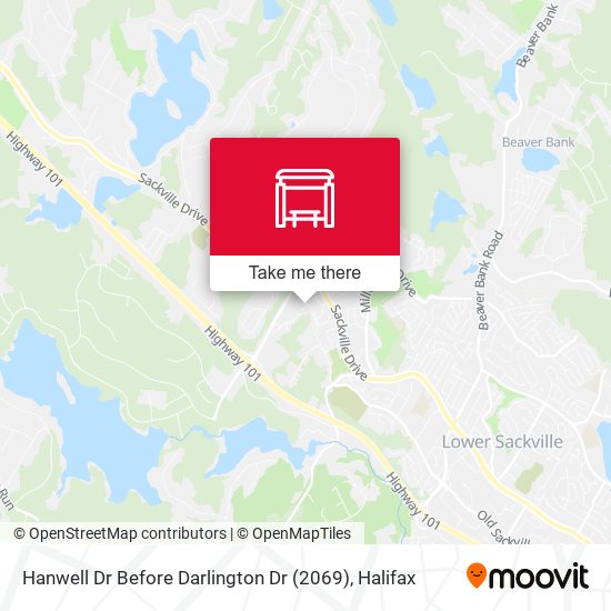 Hanwell Dr Before Darlington Dr (2069) map