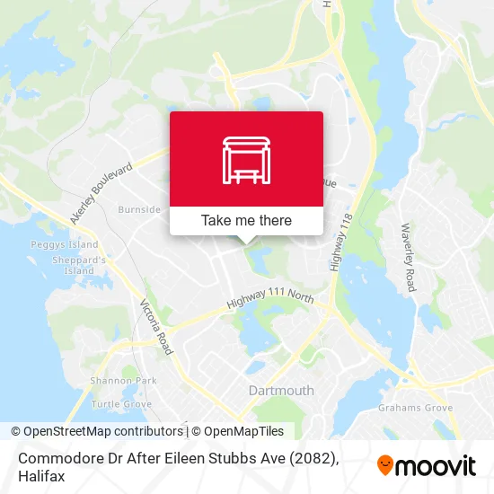 Commodore Dr After Eileen Stubbs Ave (2082) map