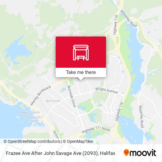 Frazee Ave After John Savage Ave (2093) map