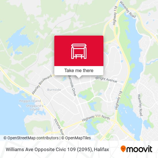 Williams Ave Opposite Civic 109 (2095) map