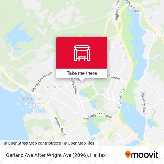 Garland Ave After Wright Ave (2096) map
