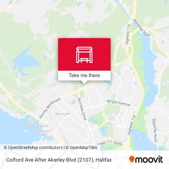 Colford Ave After Akerley Blvd (2107) map