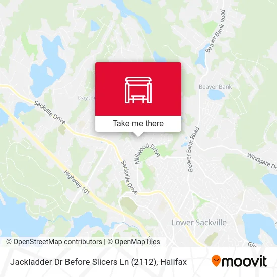 Jackladder Dr Before Slicers Ln (2112) map