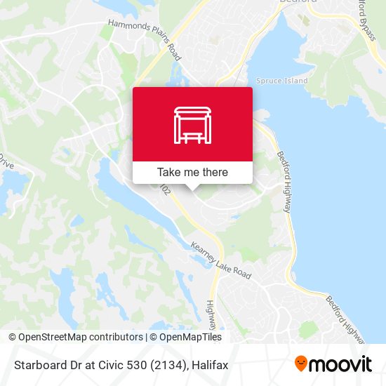 Starboard Dr at Civic 530 (2134) map