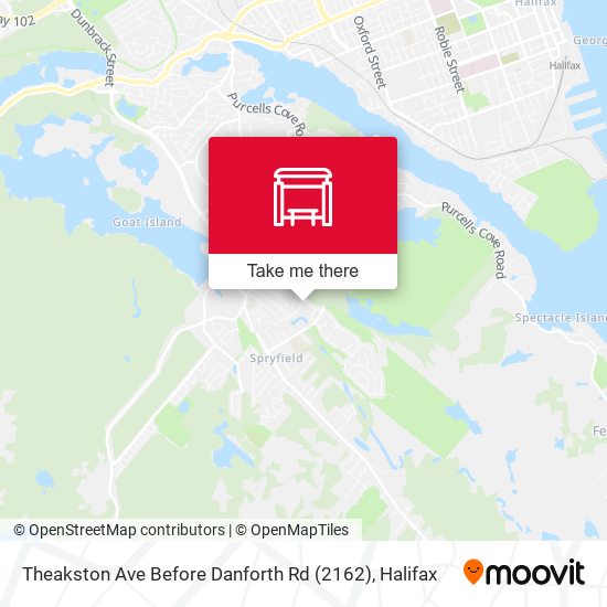 Theakston Ave Before Danforth Rd (2162) map