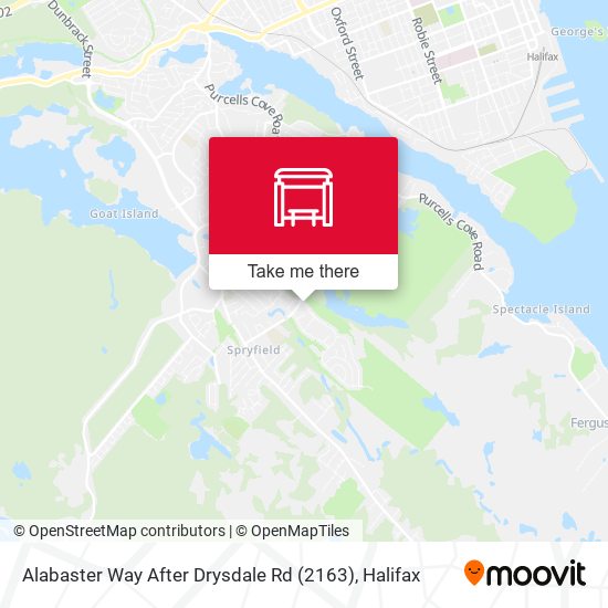 Alabaster Way After Drysdale Rd (2163) map