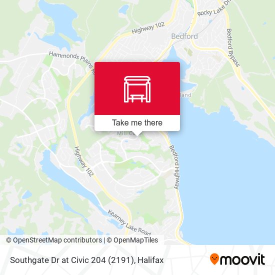 Southgate Dr at Civic 204 (2191) map