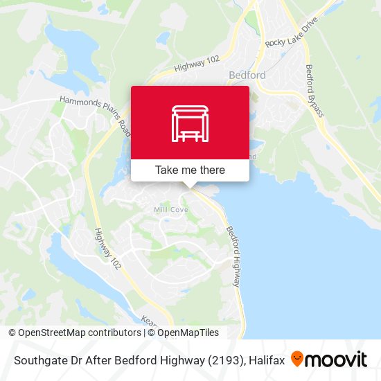 Southgate Dr After Bedford Highway (2193) plan