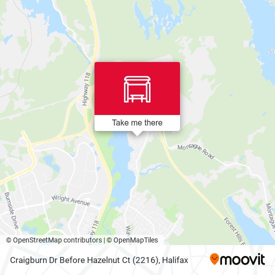 Craigburn Dr Before Hazelnut Ct (2216) map
