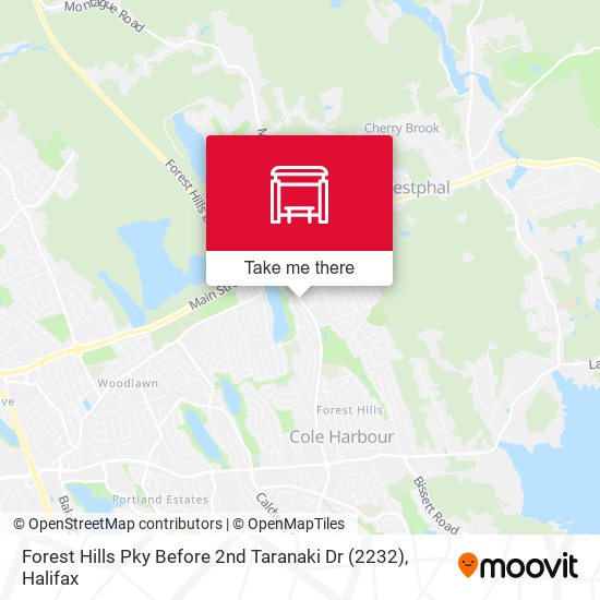 Forest Hills Pky Before 2nd Taranaki Dr (2232) map