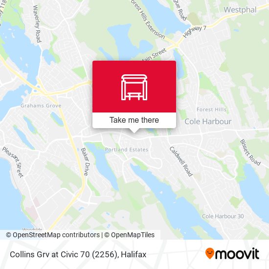 Collins Grv at Civic 70 (2256) map