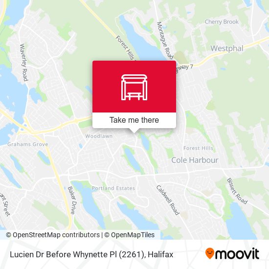 Lucien Dr Before Whynette Pl (2261) map