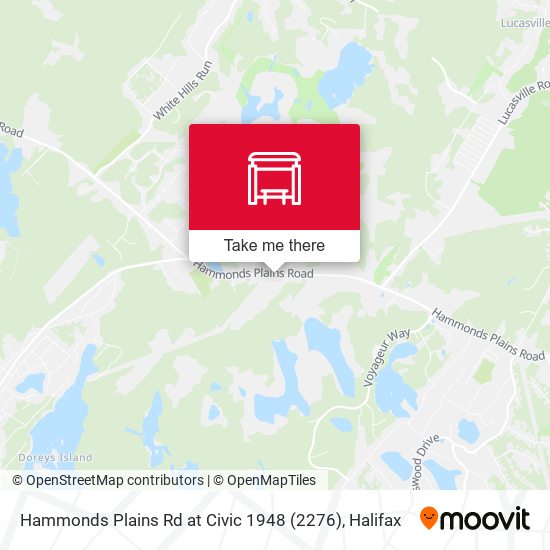 Hammonds Plains Rd at Civic 1948 (2276) map