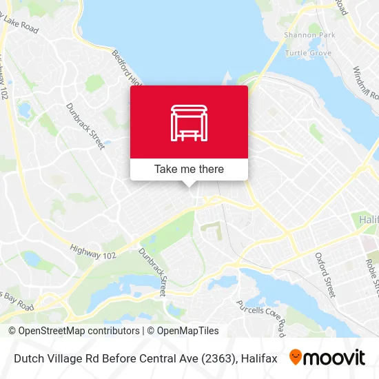 Dutch Village Rd Before Central Ave (2363) map