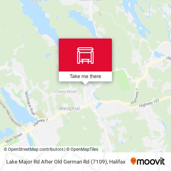 Lake Major Rd After Old German Rd (7109) map