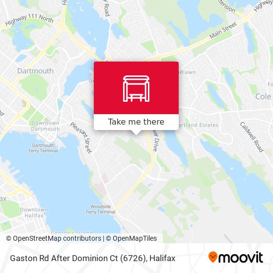 Gaston Rd After Dominion Ct (6726) map