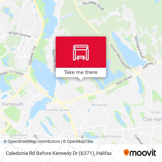 Caledonia Rd Before Kennedy Dr (6371) plan